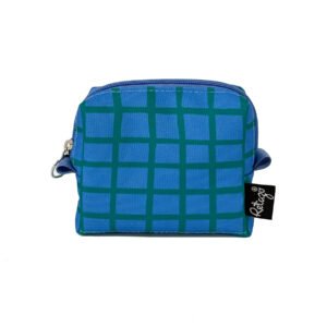 Mini pocket Cuadros Azul